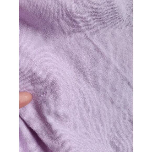 NWT thropologie The Colette Cropped Wide-Leg Linen Pants Sz 30P Lavender 7B408 - Picture 11 of 16